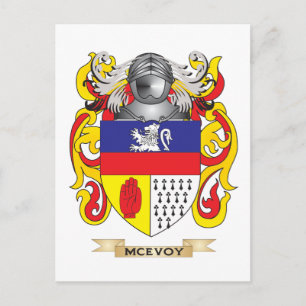 McEvoy Jackar om Arm (Family Crest) Vykort