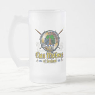 McEwen Klan Badge Frostat Ölglas