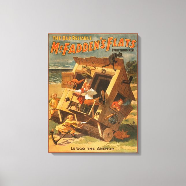 McFaddens platta teatraliska Poster Canvastryck (Framsida)