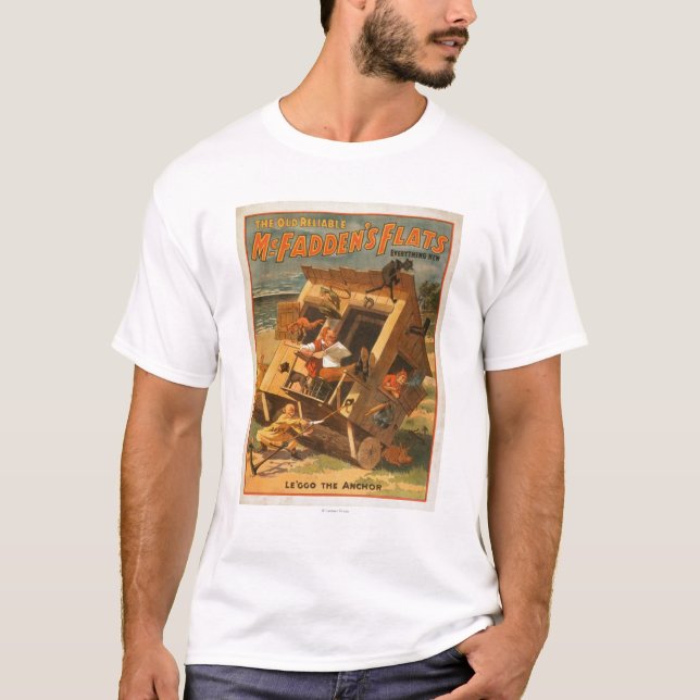 McFaddens scenisk affisch för lägenheter Tee Shirt (Framsida)