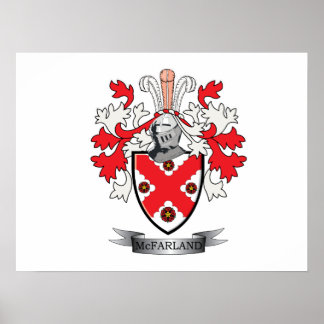 McFarland Family Crest Jackar om Arm Poster