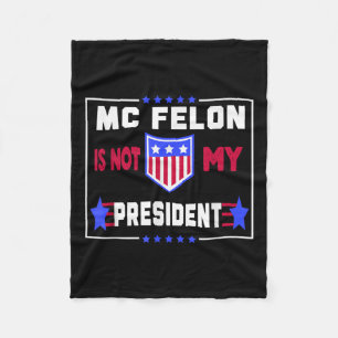 Mcfelon är inte min president fleecefilt
