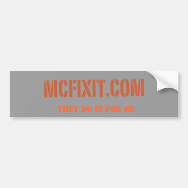 McFix det bildekal (Framsidan)