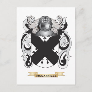 McGarrigle Jackar av Arm (Family Crest) Vykort