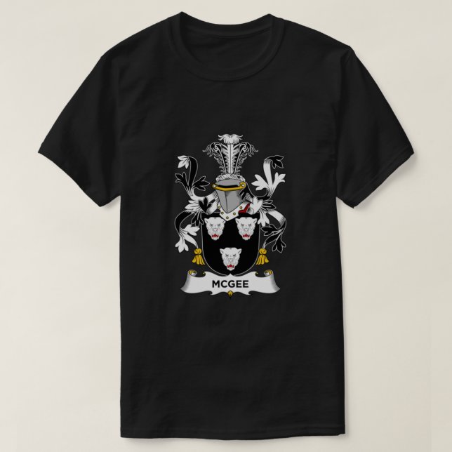 McGee Jackar av Arm - Family Crest Shirt  T Shirt (Design framsida)
