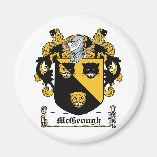 McGeough Family Crest Magnet (Framsidan)