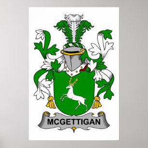 McGettigan familjvapensköld Poster