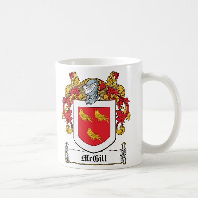 McGill familjvapensköld Kaffemugg (Höger)