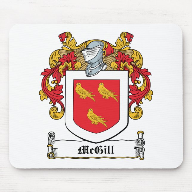 McGill familjvapensköld Musmatta (Framsidan)