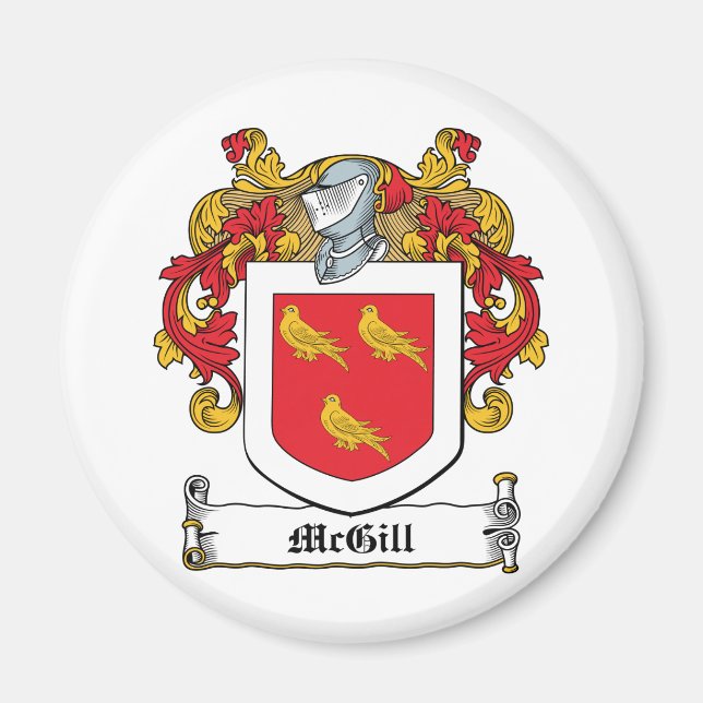 McGill Family Crest Magnet (Framsidan)