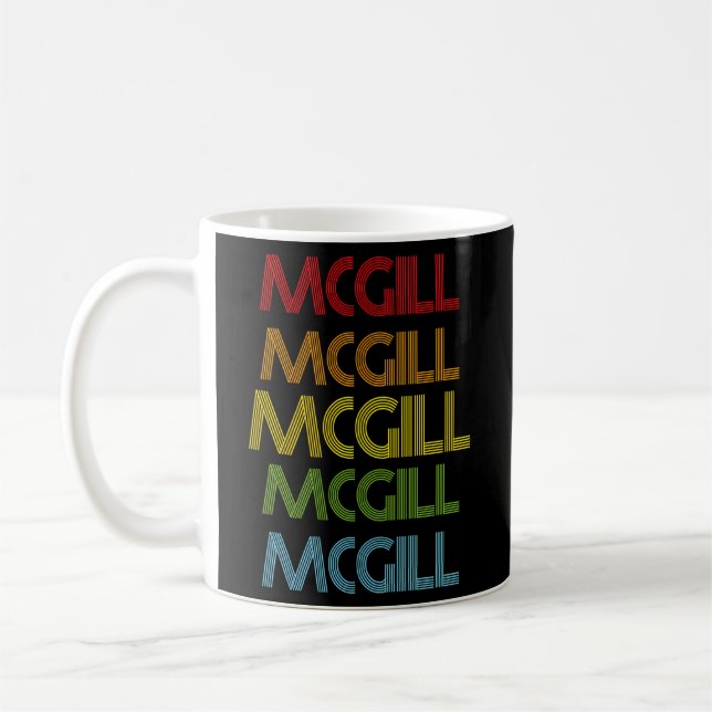 Mcgill Namn Kaffemugg (Vänster)