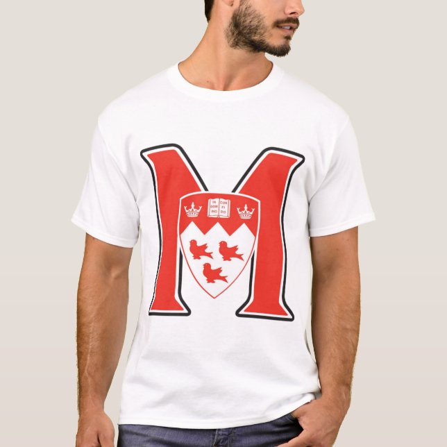 Mcgill Universiteten (27) T Shirt (Framsida)