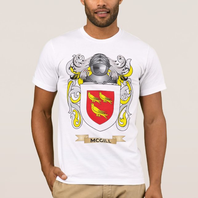 McGill vapensköld (familjvapenskölden) T-shirt (Framsida)