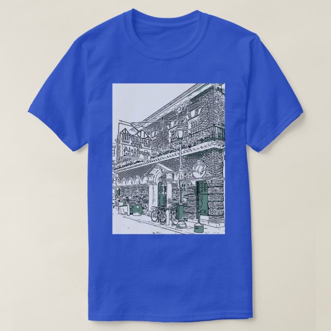 Mcgillins Olde Ale House Philadelphia PA Center Ci T Shirt (Design framsida)
