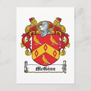 McGinn Family Crest Vykort