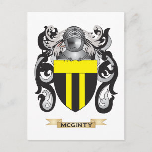 McGinty Jackar av Arm (Family Crest) Vykort