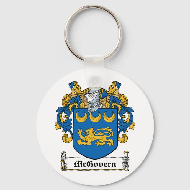 McGovern Family Crest Nyckelring (Framsida)