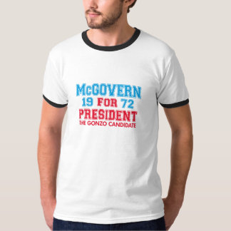 McGovern Gonzo kandidat T Shirt