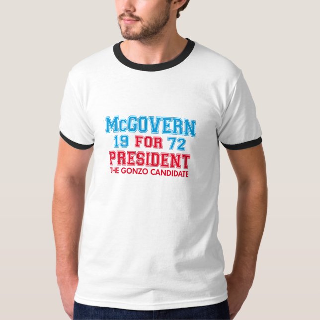 McGovern Gonzo kandidat T Shirt (Framsida)