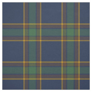 McGovern Tartan Mönster flottan och Grönt Irish Tyg