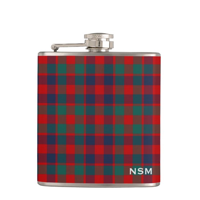 McGowan Tartan Monogram Bright Red Play Fickplunta (Framsidan)