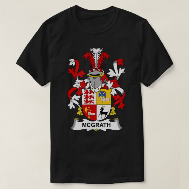 McGrath Jackar av Arm Family Crest T Shirt (Design framsida)