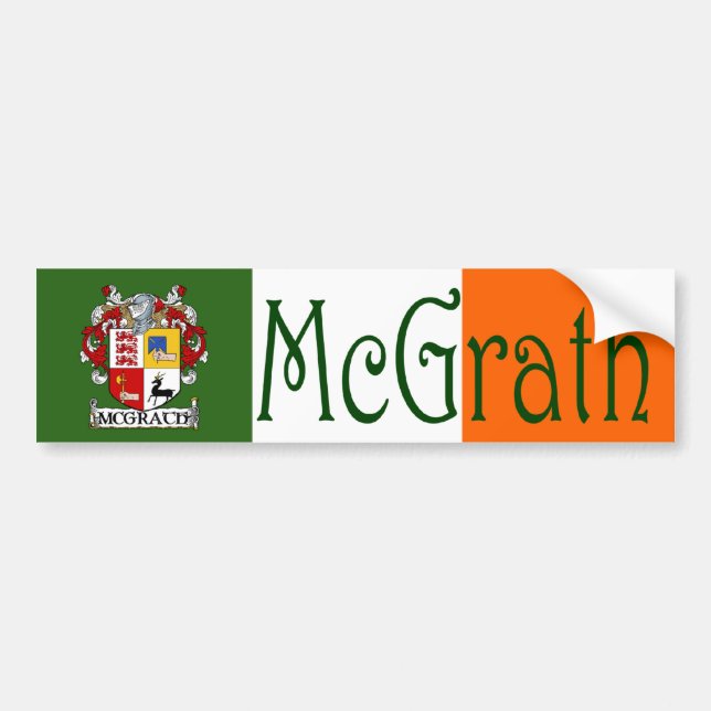 McGrath Jackat av Arm Bumper Sticker Bildekal (Framsidan)