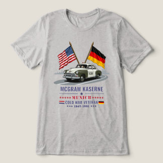 McGraw Kaserne München Kalla kriget Veteran MP T Shirt
