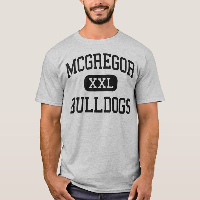 McGregor - bulldoggar - högstadium - McGregor T-shirt (Framsida)