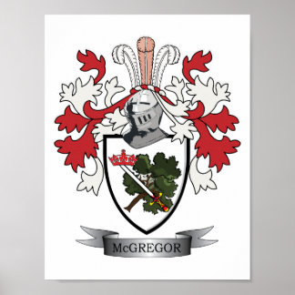McGregor Family Crest Jackar om Arm Poster