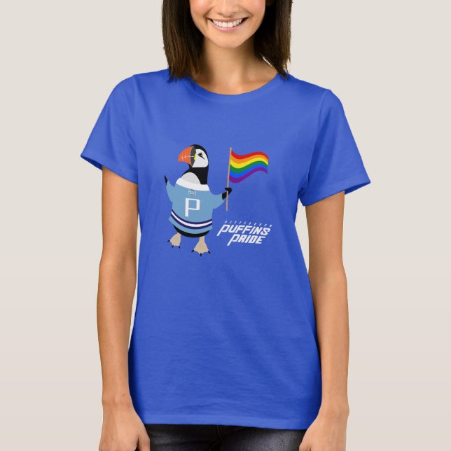 McGuffin Puffin-Pride T Shirt (Framsida)