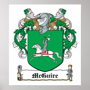 McGuire familjvapensköld Poster