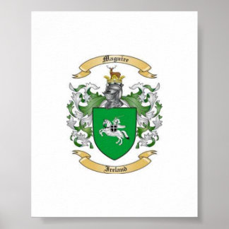McGuire Family Crest Poster