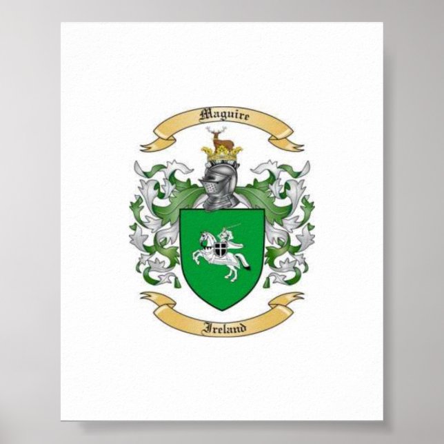 McGuire Family Crest Poster (Framsidan)