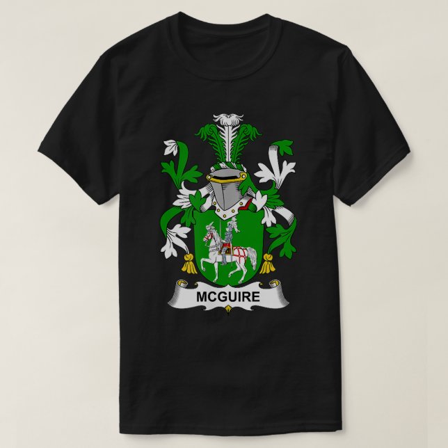 McGuire Jackar om Arm Family Crest T Shirt (Design framsida)