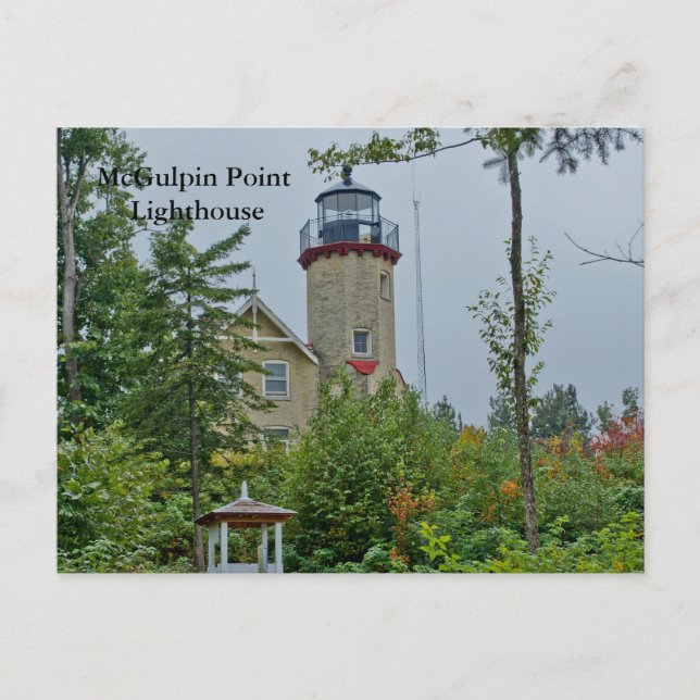 McGulpin Point Fyren Vykort (Framsida)