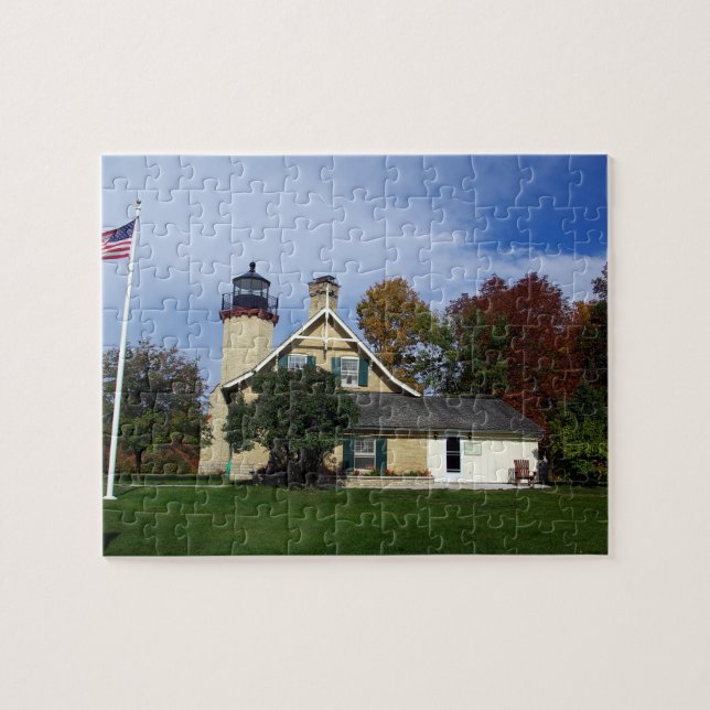 McGulpin Point Lighthouse 2011-pussel Pussel (Horisontell)