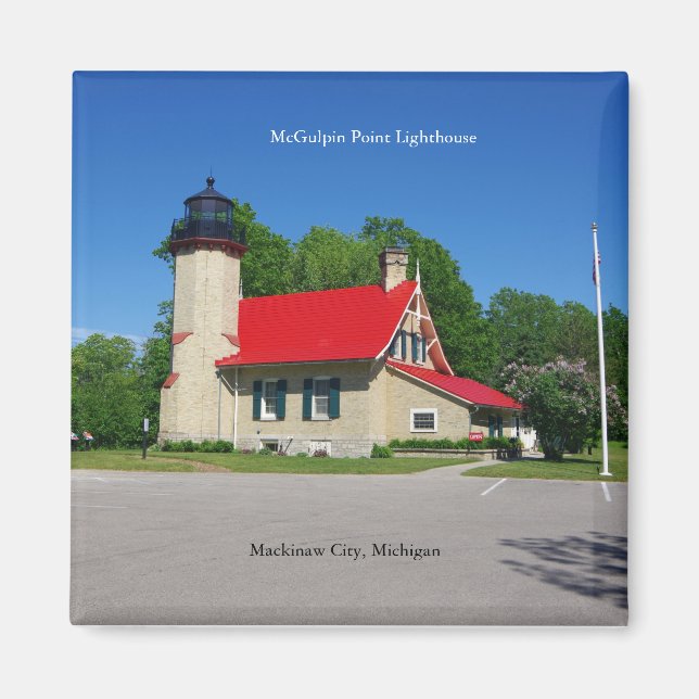 McGulpin Point Lighthouse 2019 magnet (Framsidan)