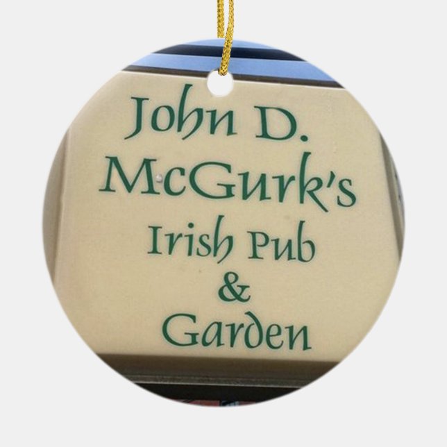 McGurk's, St. Louis, Irish Pub, jul Ornament (Framsidan)