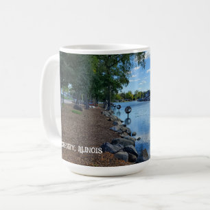 McHenry, Illinois Fox River Walkway Kaffemugg