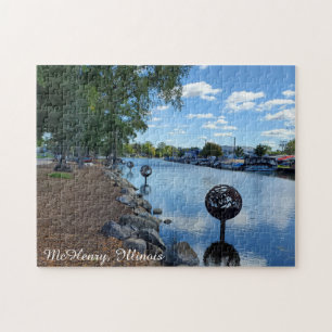 McHenry, Illinois Fox River Walkway Pussel