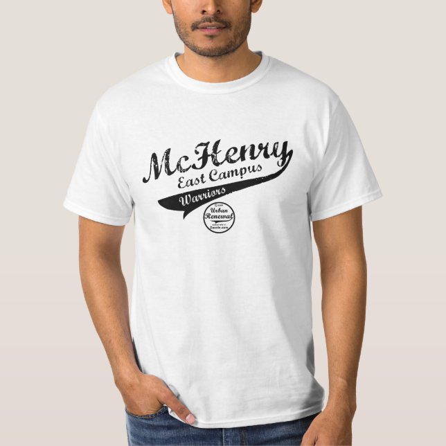 McHenry östliga universitetsområdekrigare T Shirt (Framsida)