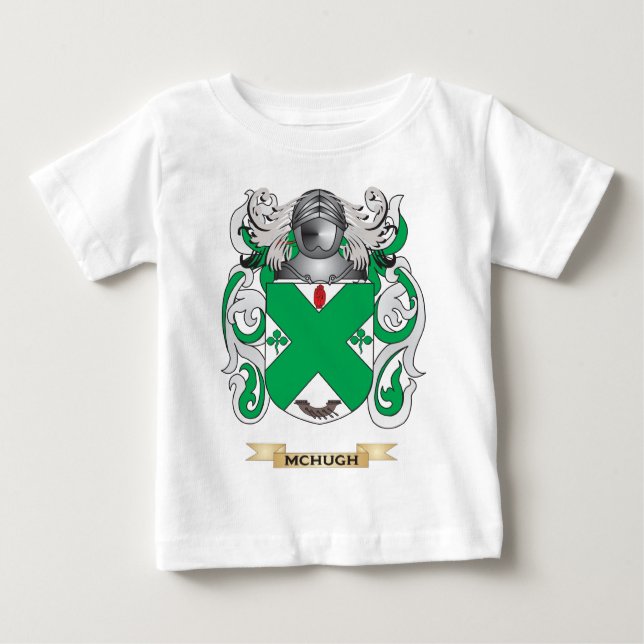 McHugh vapensköld (familjvapenskölden) T-shirt (Framsida)