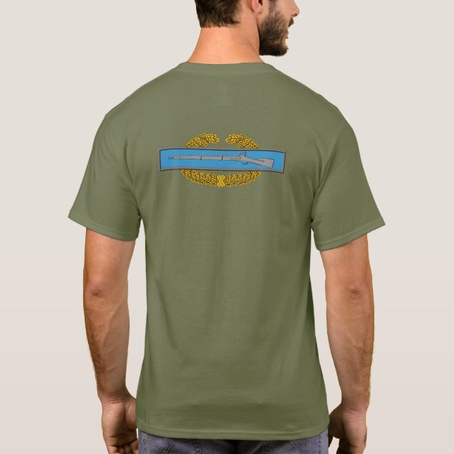MCIB Master Combat Infantry Badge T Shirt (Baksida)