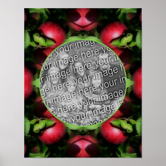 McIntosh Apples Nature Ram Skapar ditt eget foto Poster (Framsidan)
