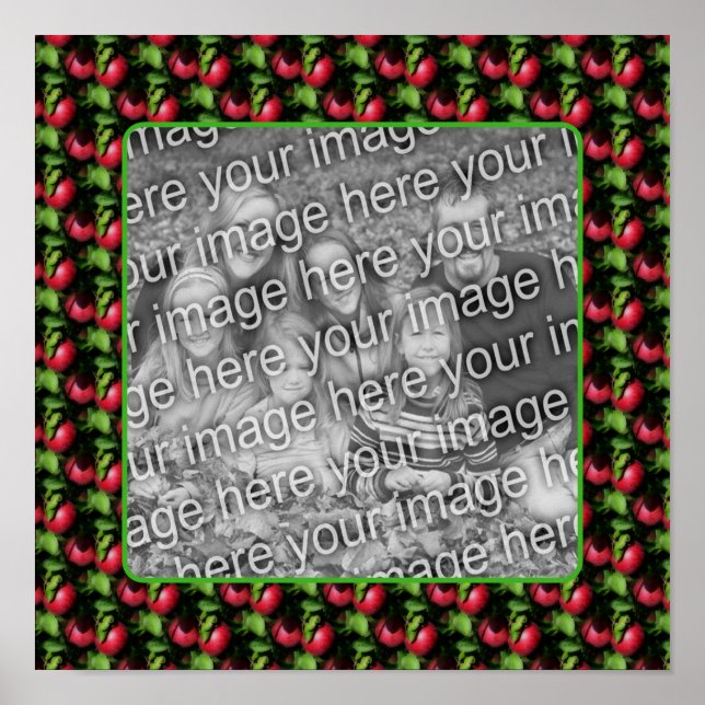 McIntosh Apples Nature Ram Skapar ditt eget foto Poster (Framsidan)