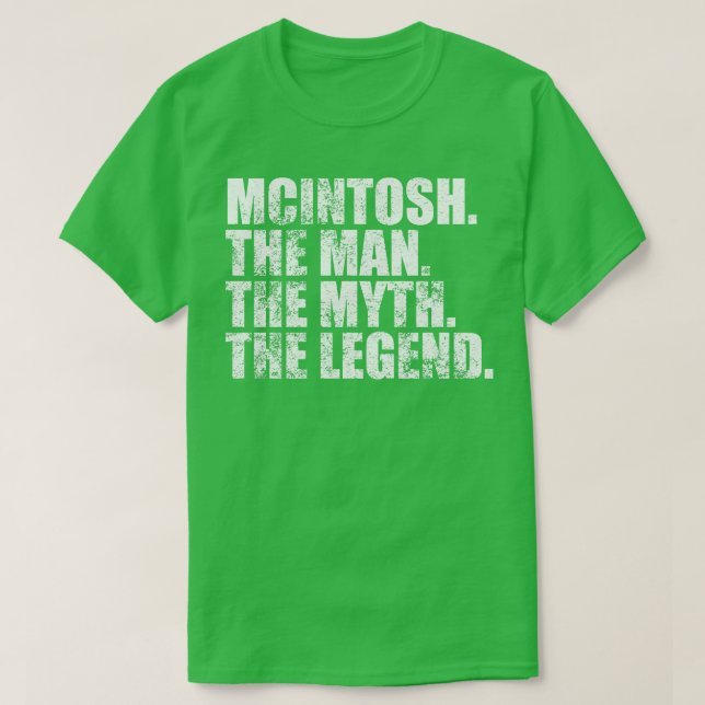Mcintosh Mcintosh Family namn Mcintosh, efternamn  T Shirt (Design framsida)