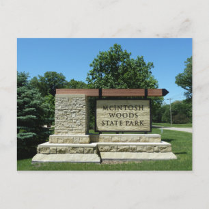 McIntosh Skogen State Park, Iowa Vykort