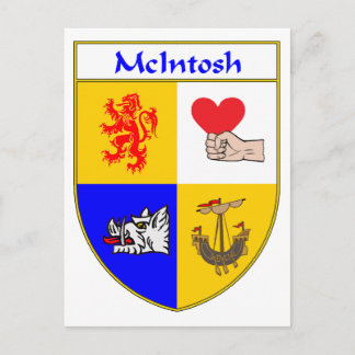 McIntosh vapensköld/Familjevapen Vykort