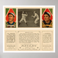 McIntyre Vid Fladdermus White Sox Baseball 1912